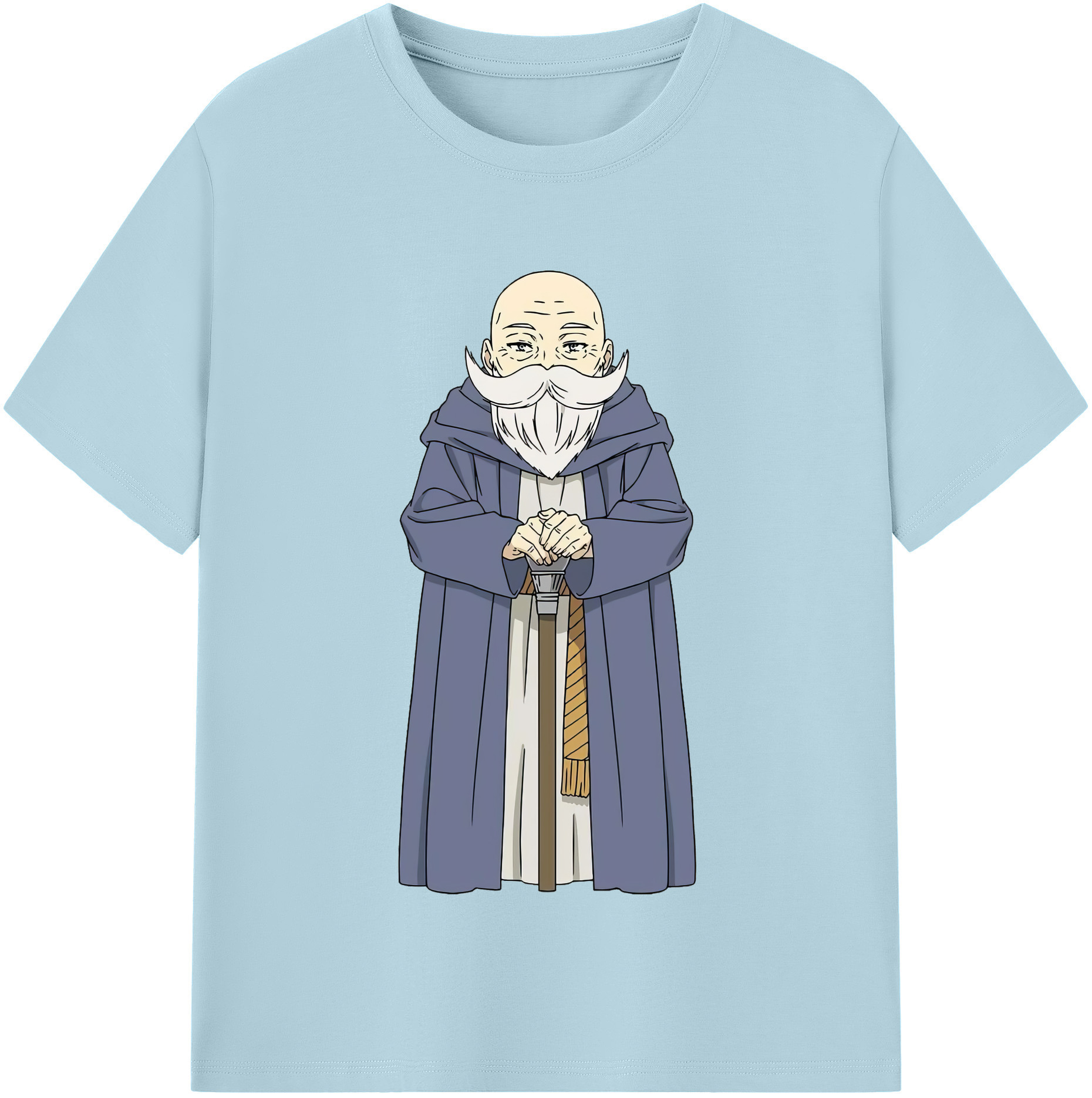 （画像用） 葬送のフリーレン Frieren 綿100％半袖Tシャツ（フロントプリント）